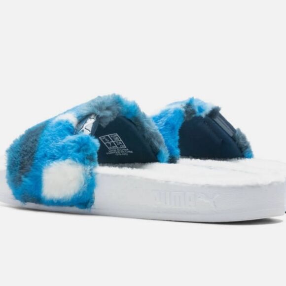 Puma Leadcat 2.0 Fluff Tie Dye Slide Sandal - Picture 3 of 13